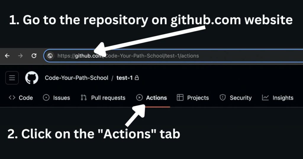 Manual Check Of a  GitHub Actions Status