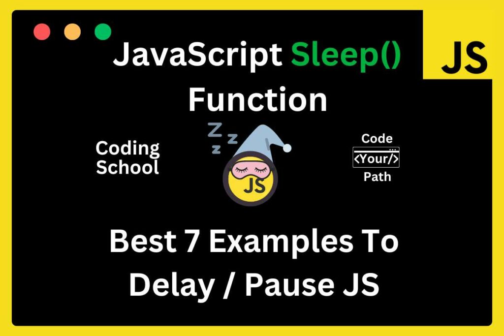 JavaScript sleep