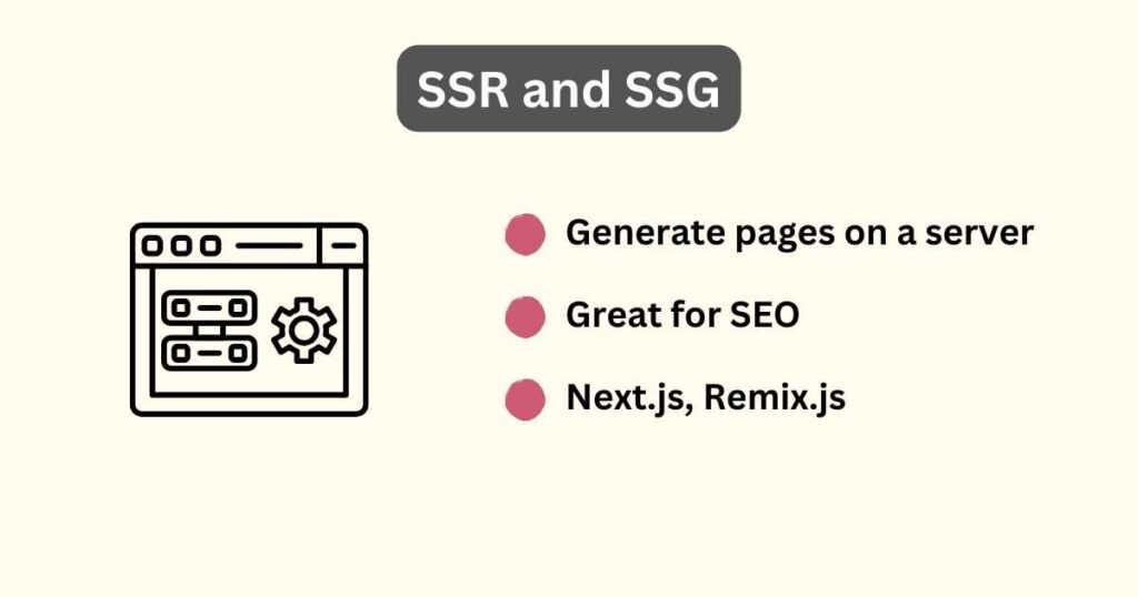 SSR and SSG Front End Optimization Techniques